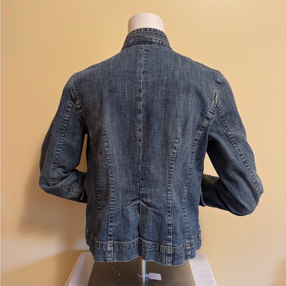Ann Taylor LOFT Blue Denim Jacket - Picture 4 of 6